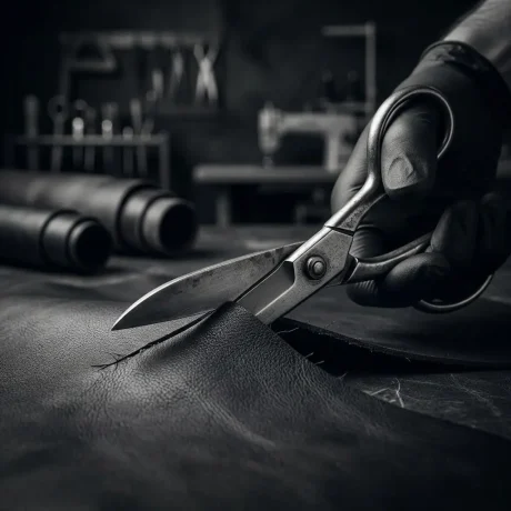 Leather cutting