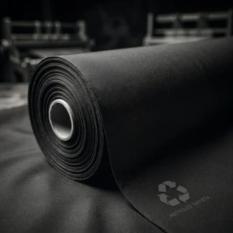 Recycled taffeta material